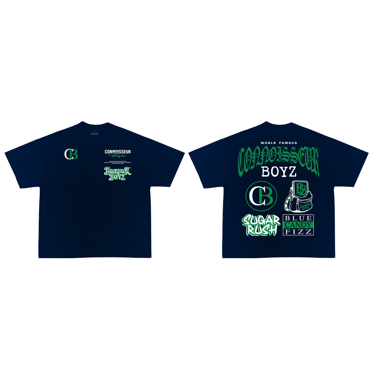 Connoisseur Boyz x Back pack Boyz (blue/green)