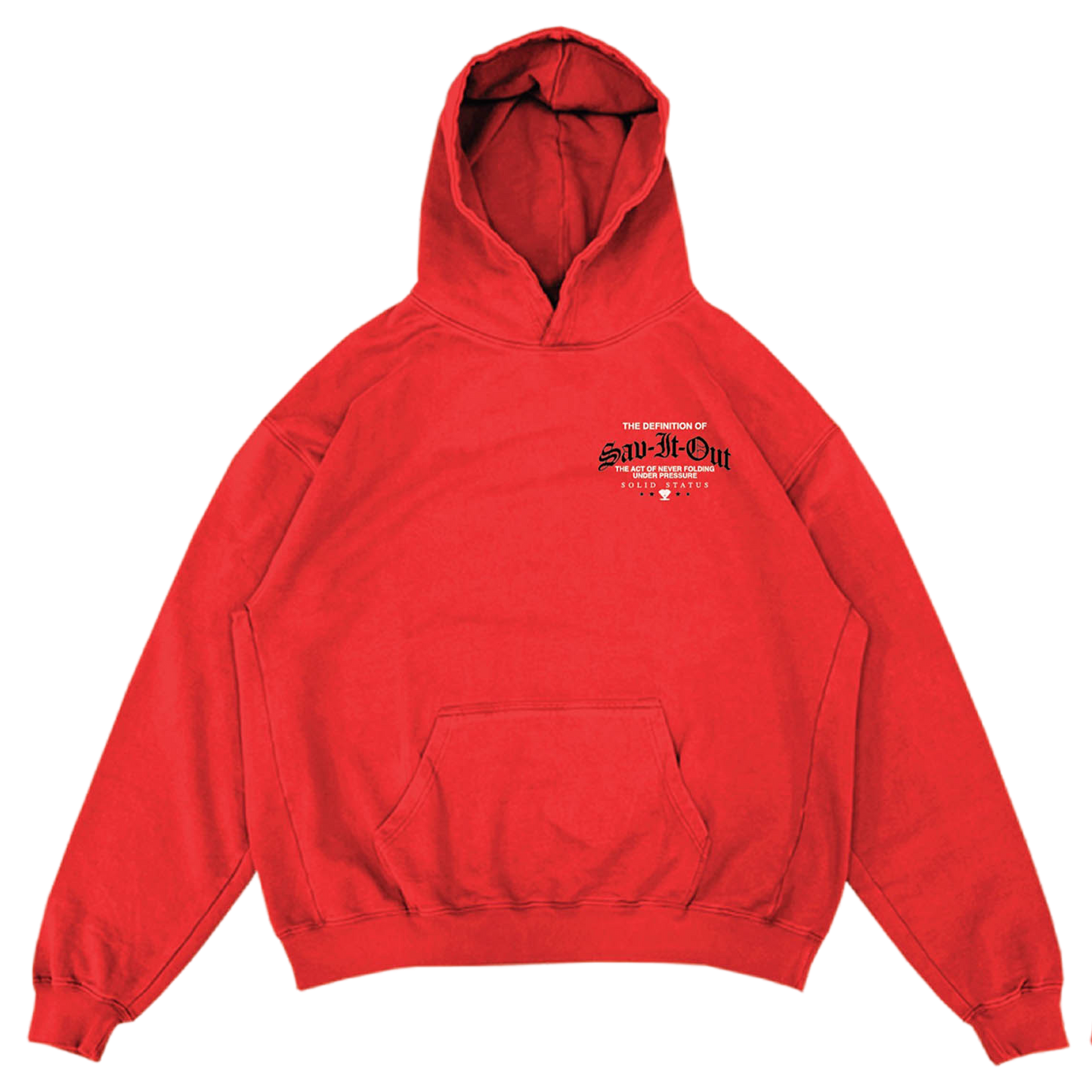 Sav It Out hoodie (red)