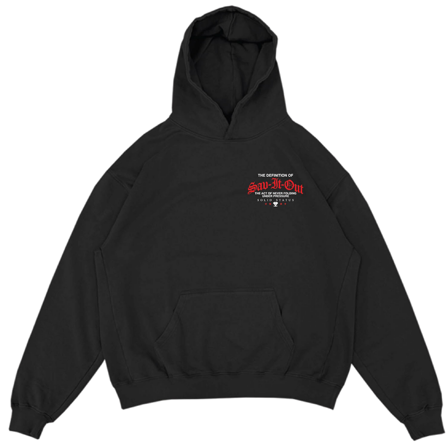 Sav It Out hoodie (black)